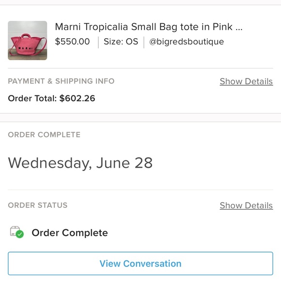 Marni Tropicalia Small Bag tote in Pink Leather Raffia purse crossbody woven New - Picture 15 of 15